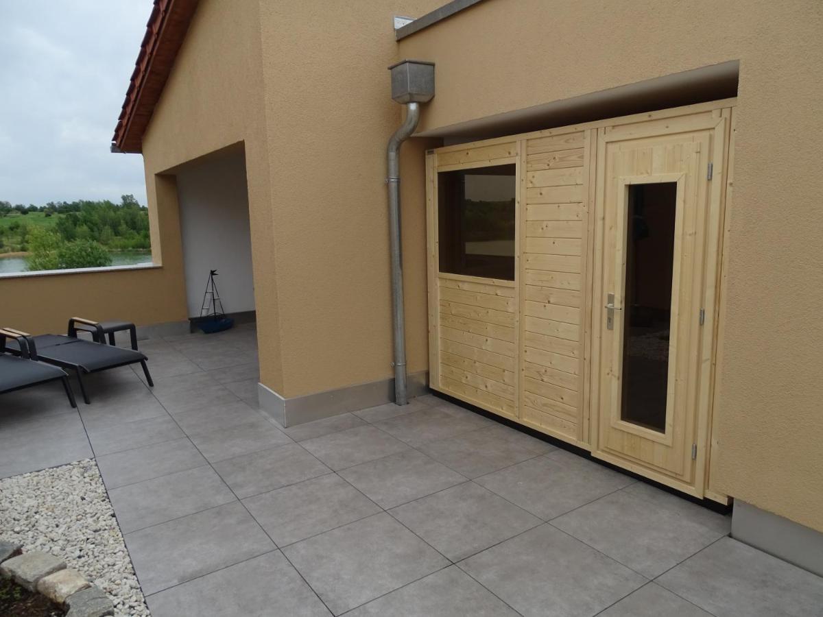 Feriendomizil Am Stoermthaler See, Lagovida, Leipziger Neuseenland, Grosspoesna, Privatstrand Eksteriør billede