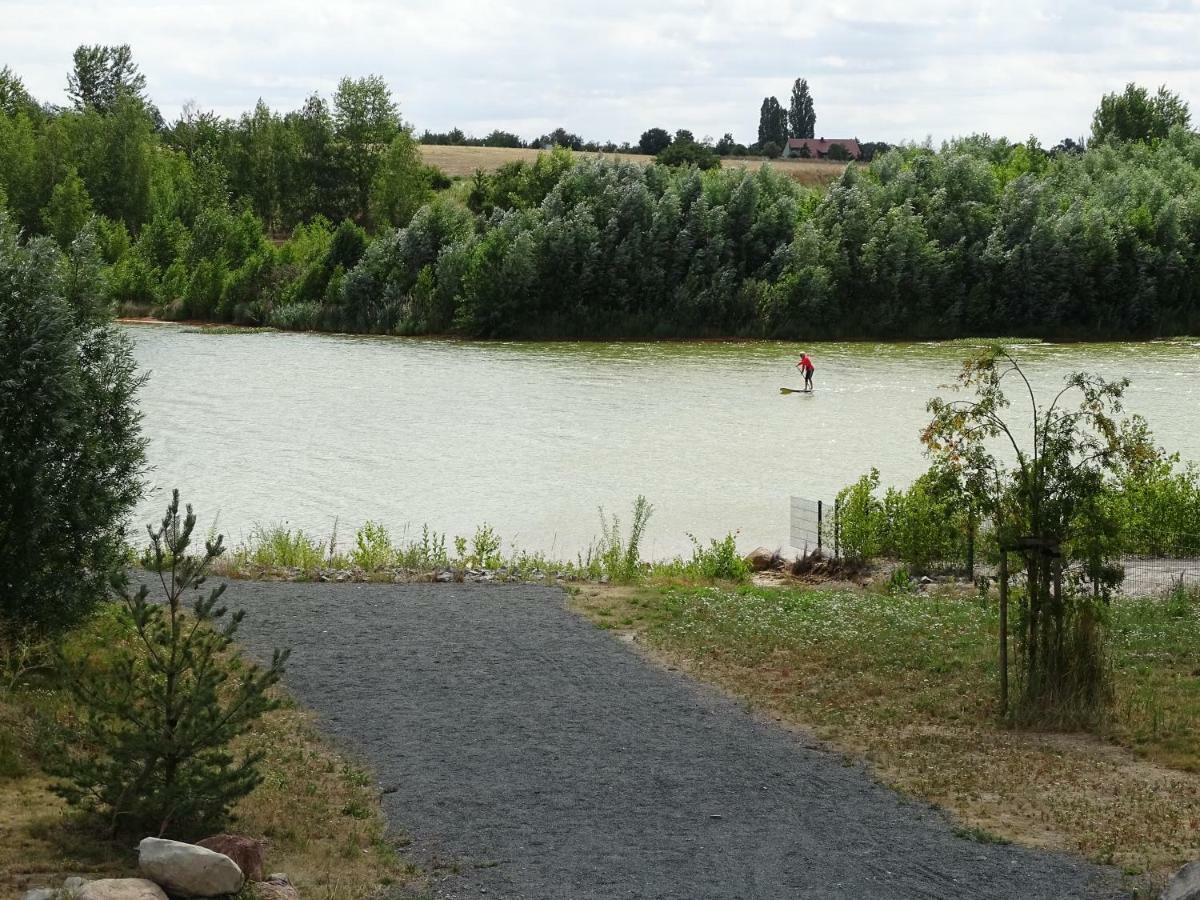 Feriendomizil Am Stoermthaler See, Lagovida, Leipziger Neuseenland, Grosspoesna, Privatstrand Eksteriør billede