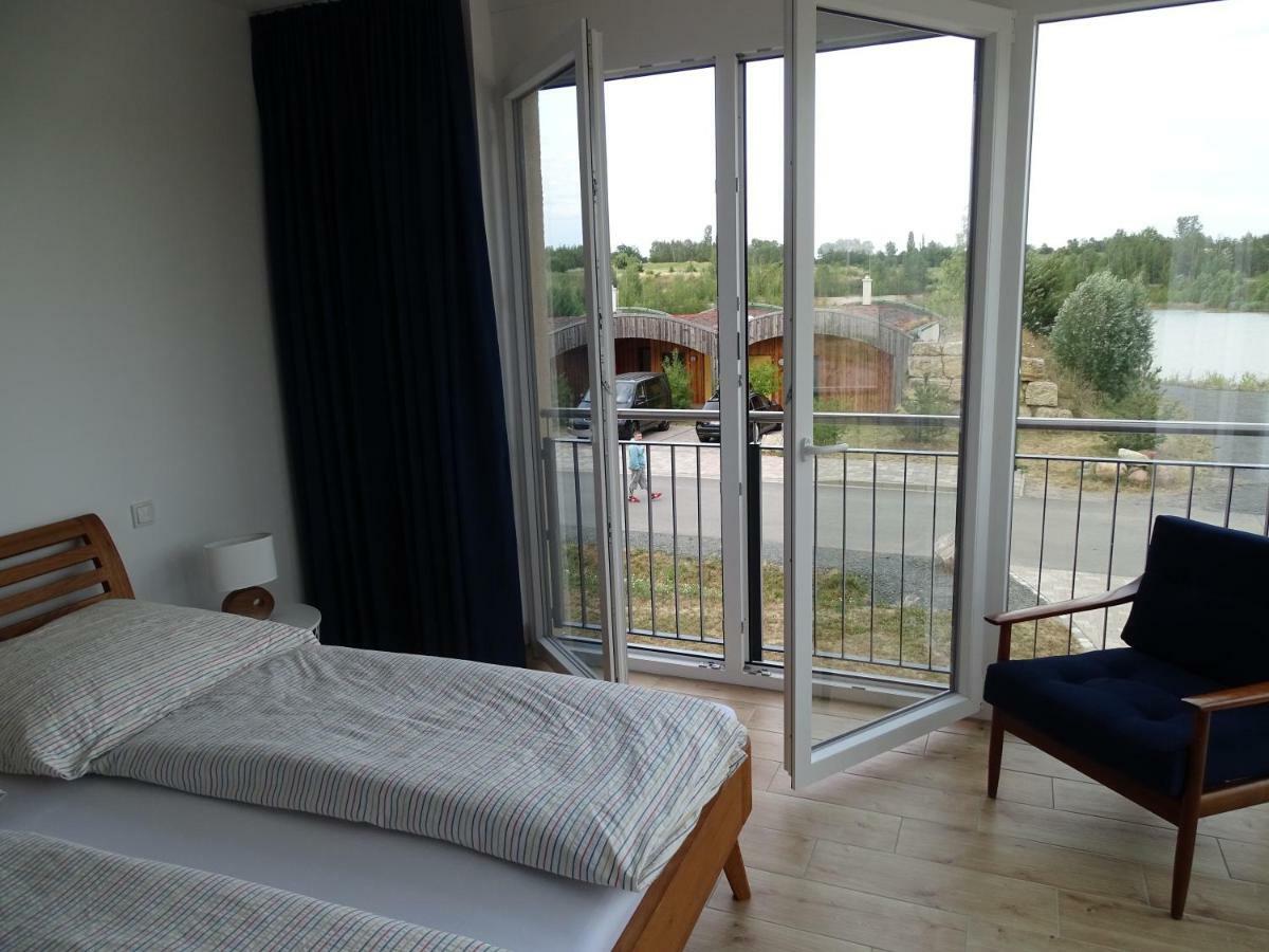 Feriendomizil Am Stoermthaler See, Lagovida, Leipziger Neuseenland, Grosspoesna, Privatstrand Eksteriør billede