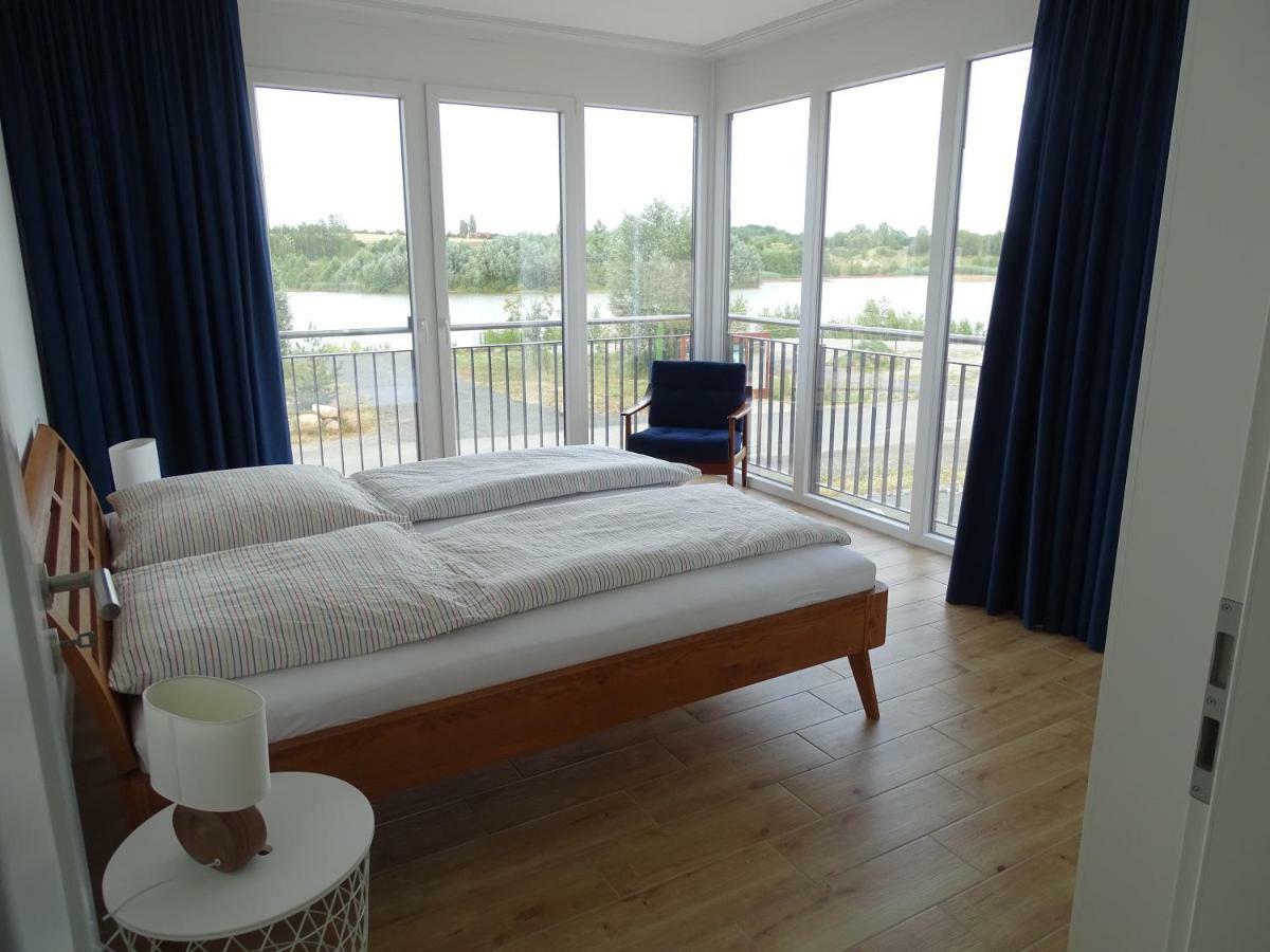 Feriendomizil Am Stoermthaler See, Lagovida, Leipziger Neuseenland, Grosspoesna, Privatstrand Eksteriør billede